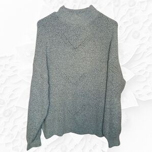 Be Cool Oatmeal Colored High Neck Sweater